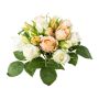 Bouquet de fleurs artificielles Roses MOLTA, vieux rose-vert, 30cm