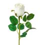Fleur artificielle Rose KLONI, blanc, 50cm, Ø5,5cm