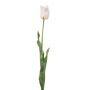 Tulipe artificiel SIDRA, blanc-rose tendre, 65cm