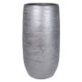 Vase à fleurs en céramique AGAPE avec veinure, noir, 60cm, Ø29cm