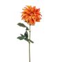 Blume artificiel Dahlia NIRVATHIA, orange, 55cm