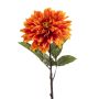 Blume déco Dahlia JESKA, orange, 65cm