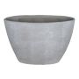 Pot en céramique pour orchidées RODISA, ovale, gris béton, 32x14,5x22,5cm