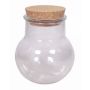 Bocal de stockage en verre WINDA avec bouchon, transparent, 13,5cm, Ø13cm