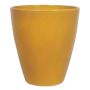 Vase décoratif TEHERAN PALAST en céramique, jaune ocre, 17cm, Ø13,5cm