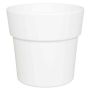Pot pour orchidées MARIVAN, céramique, blanc mat, 12,5cm, Ø13,5cm