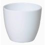 Pot de fleurs en céramique grand TEHERAN BASAR, blanc, 27cm, Ø32cm