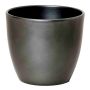 Pot de fleurs en céramique grand TEHERAN BASAR, anthracite, 22,5cm, Ø25cm