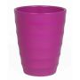 Cache-pot en céramique IZEH pour orchidées, rose fuchsia mat, 17cm, Ø14cm