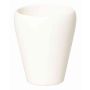 Vase conique pour orchidées NAZARABAD, céramique, crème, 17cm, Ø14cm
