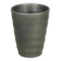 Cache-pot en céramique IZEH pour orchidées, anthracite, 17cm, Ø14cm