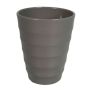 Cache-pot en céramique IZEH pour orchidées, gris foncé, 17cm, Ø14cm