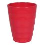 Cache-pot en céramique IZEH pour orchidées, rouge, 17cm, Ø14cm