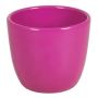 Pot en céramique pour plantes petit TEHERAN BASAR, rose fuchsia, 6cm, Ø7,5cm