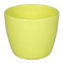 Pot en céramique pour plantes petit TEHERAN BASAR, jaune clair, 6cm, Ø7,5cm