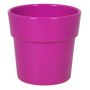 Pot pour orchidées MARIVAN, céramique, rose fuchsia, 12,5cm, Ø13,5cm