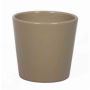 Pot en céramique pour orchidées BANEH, beige, 12,5cm, Ø13,5cm