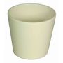 Pot en céramique pour orchidées BANEH, crème, 12,5cm, Ø13,5cm