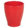 Pot en céramique pour orchidées MALAYER, rouge, 15cm, Ø13,2cm
