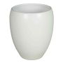 Vase décoratif blanc mat URMIA MONUMENT, céramique, 28cm, Ø25cm