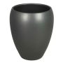Vase décoratif anthracite mat URMIA MONUMENT, céramique, 19cm, Ø16cm