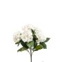 Hortensia artificiel JONE sur piquet, crème, 40cm