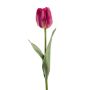 Fleur artificielle tulipe ASUNTA, rose fuchsia, 45cm
