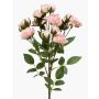 Branche de rose artificielle TOSSA, rose, 55cm
