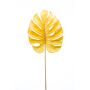 Feuille de philodendron Monstera Deliciosa artificielle IMAO, jaune, 75cm