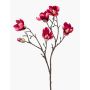 Fleur artificielle magnolia ANEU, rose fuchsia, 65cm