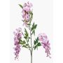 Branche de glycine artificielle ONORATO avec fleurs, lilas, 70cm