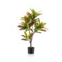 Croton artificiel ANELA, tronc artificiel, multicolore, 95cm