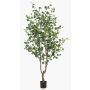 Eucalyptus artificiel ANUHEA, tronc artificiel, vert-gris, 180cm
