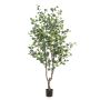 Eucalyptus artificiel ANUHEA, tronc artificiel, vert-gris, 180cm