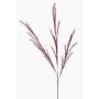 Branche artificielle Panicules de stipa YECORA, rouge bordeaux, 130cm