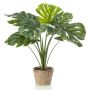 Philodendron artificiel BRITI, pot en terre cuite, 60cm