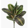 Maranta artificiel SITULA sur piquet, vert-rouge, 30cm