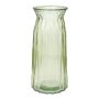 Vase de table RUBIE en verre, vert clair-transparent, 20cm, Ø10,8cm