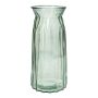 Vase de table RUBIE en verre, vert-transparent, 24cm, Ø11cm