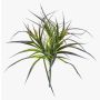 Roseau artificiel MARIETTO sur tige, vert-rouge, 45 cm