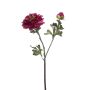 Branche artificielle de renoncule DUXLER, rouge bordeaux, 45 cm