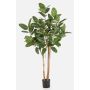 Figuier banians artificiel LEIFA avec lianes, tronc naturel, vert, 170 cm
