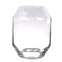 Grand vase à fleurs en verre LEVIANO, transparent, 33 cm, Ø 25 cm