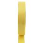 Ruban décoratif en polyester WIARA, jaune, 50m, 25mm