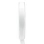 Ruban décoratif en polyester WIARA, blanc neige, 50 m, 15 mm