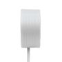 Ruban double en satin VIPKE, blanc, 50 m, 3 mm