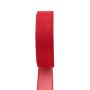 Ruban en organza OSNA, rouge, 50m, 10mm