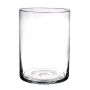 Vase décoratif en verre SANYA EARTH, transparent, 25cm, Ø18cm