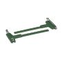 Épinglette de mariage TIBANA avec support en plastique, 25 pièces, verte, 6,4 cm