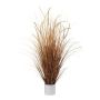 Herbe artificielle Carex WARTO dans un cache-pot en mélamine, panicules, brun-beige, 125cm